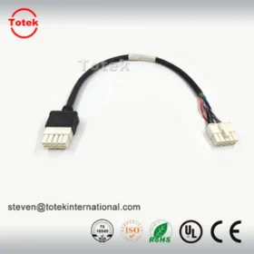 TE 1-1586019 RCPT VAL-U-LOK V0 10Pin female pitch 4.2mm overmolded mini fit customized wire harness